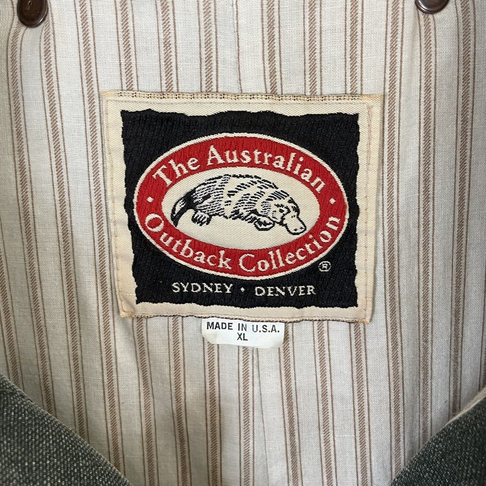 The Australian Outback Collection Denim Coat Size XL USA Western Work Coat - Picture 3 of 7
